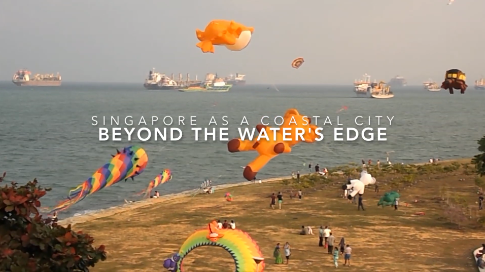 Video; Beyond the Water’s Edge (created by Elsa Sim) depicts the fragile marine ecology of Singapore’s coastline. A number of sea creatures and human engagements can be observed under the dynamic tropical “edge”.