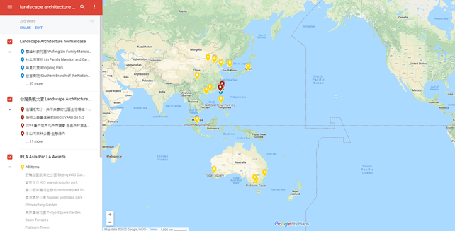 The IFLA APR Landscape Project Map | IFLA Asia-Pacific